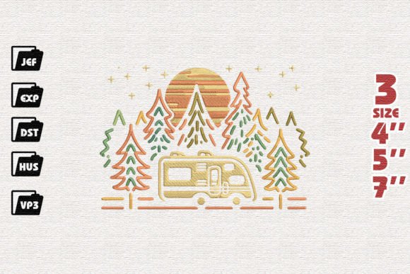Camping Embroidery Design Review