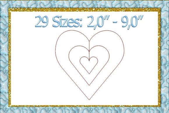 Quilting Heart Embroidery Design